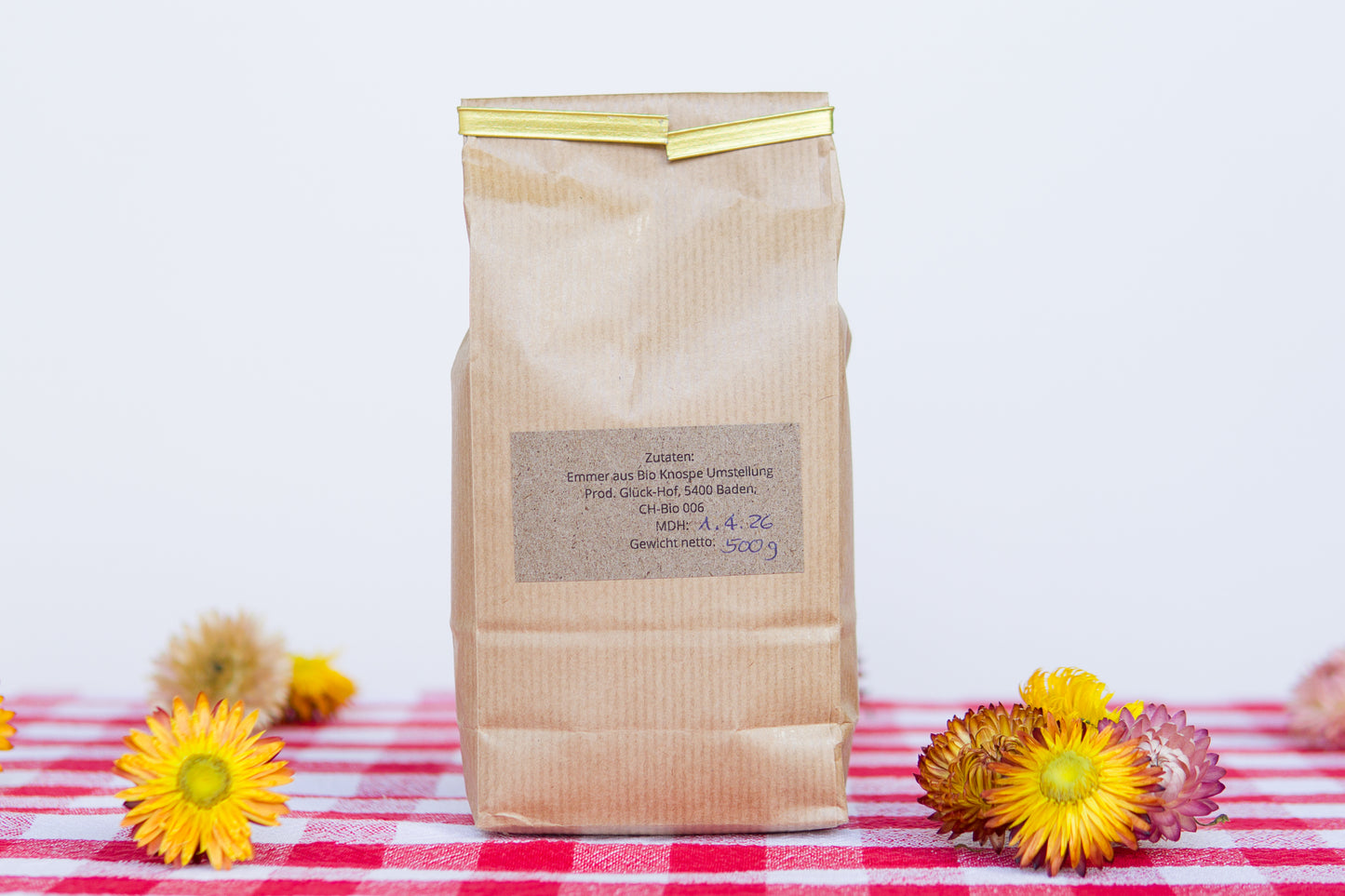 Bio Emmer Vollkorn-Mehl, 500g