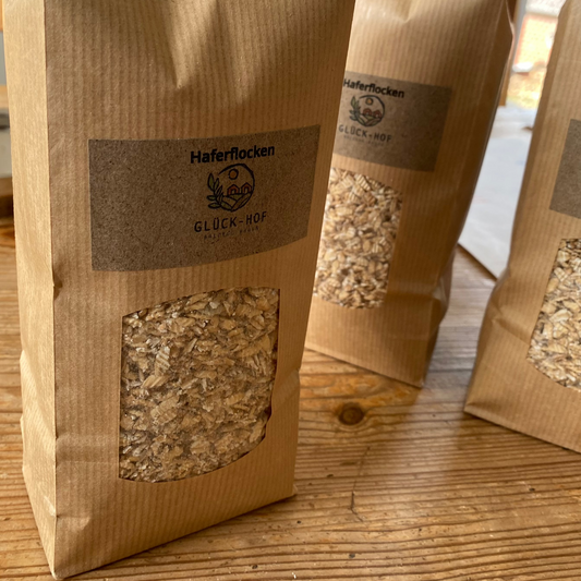 Bio Haferflocken (Rohkost-Qualität), 500g